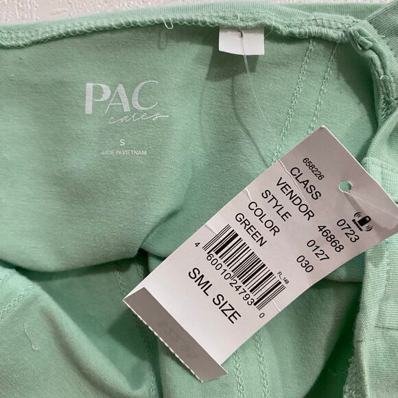 PacSun PAC Cares Green Corset Seam Tank Top Women’s Small NWT Adjustable Straps - Picture 3 of 6